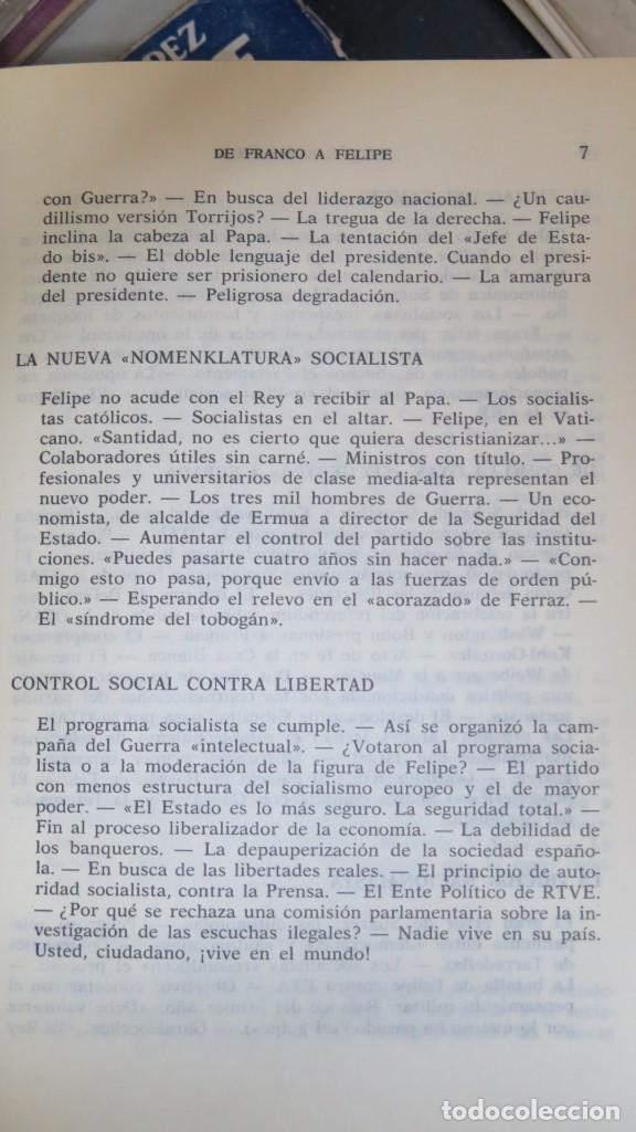 Libros de segunda mano: DE FRANCO A FELIPE. ANTXON SARASQUETA - Foto 4