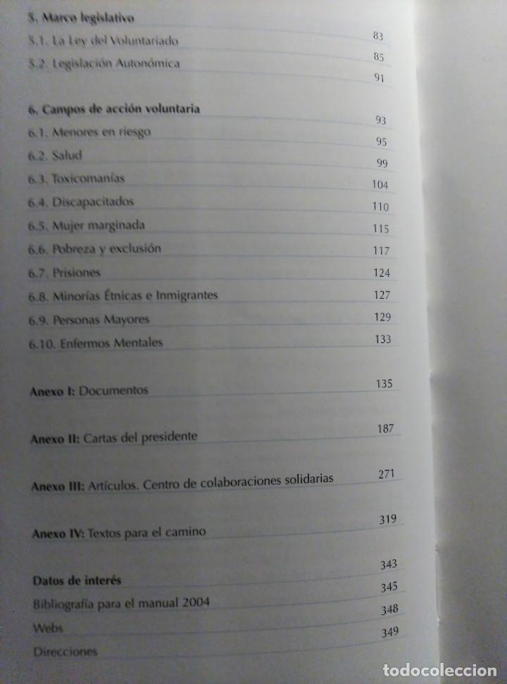 Libros de segunda mano: Manual del Voluntario, Fajardo, UCM, 2004 - Foto 3