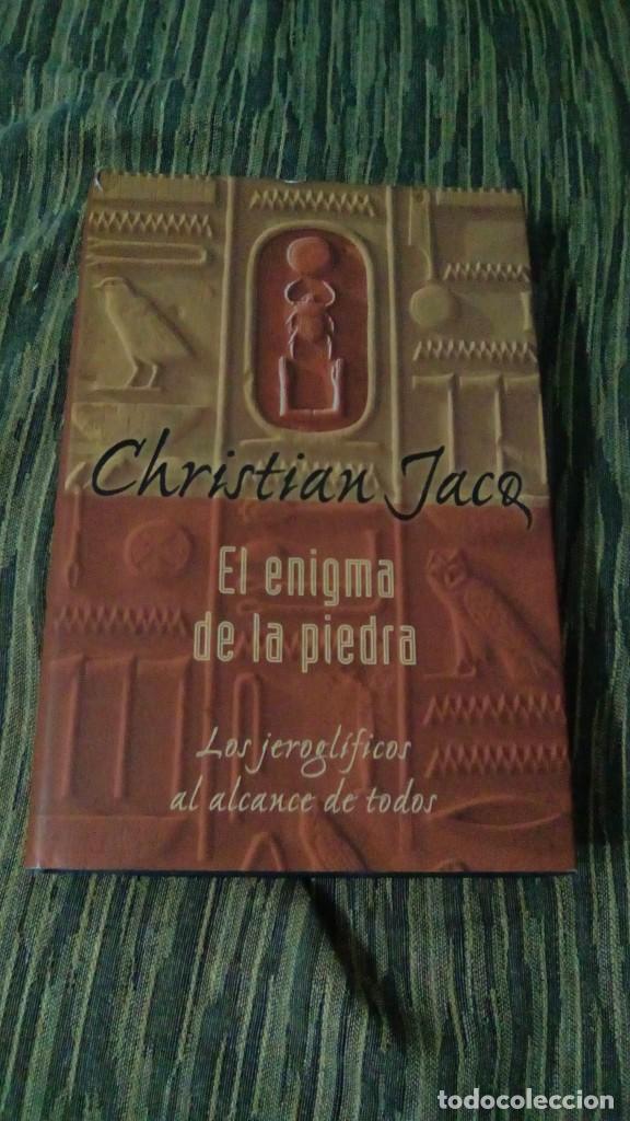 Libros de segunda mano: EL ENIGMA DE LA PIEDRA.- CHRISTIAN JACQ - Foto 1