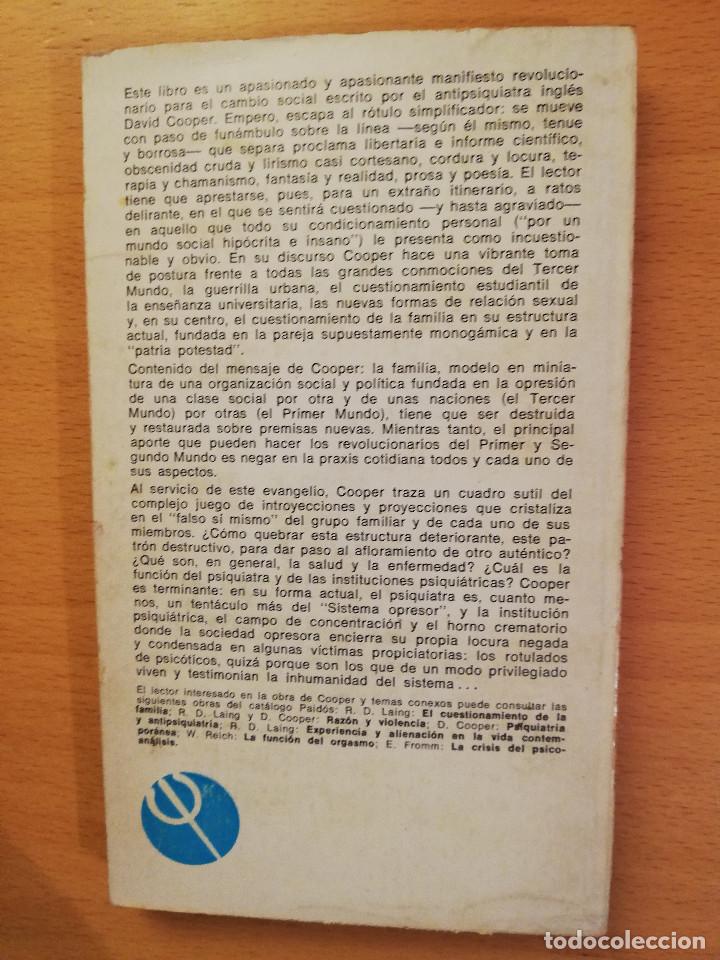 Libros de segunda mano: LA MUERTE DE LA FAMILIA (D. COOPER) - Foto 4