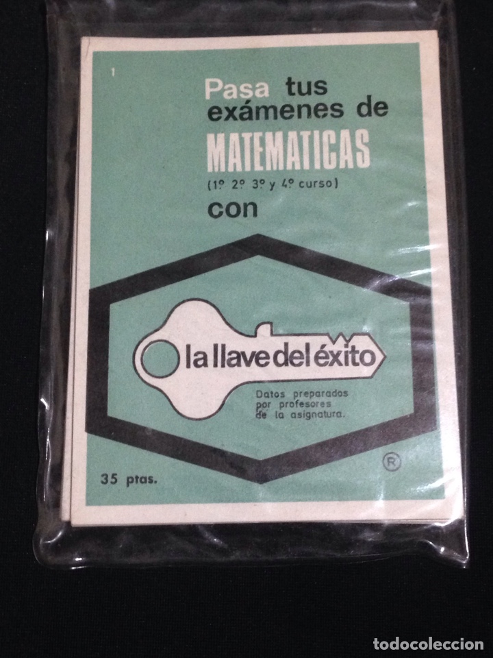Libros de segunda mano: La Llave del Exito,pasa tus examenes de matematicas. - Foto 1