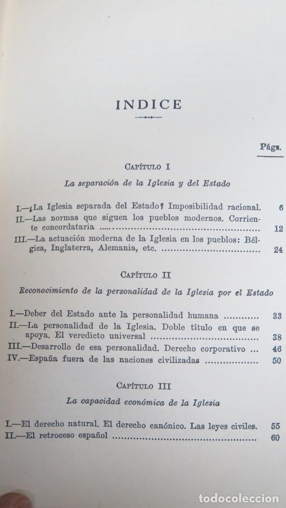 Libros de segunda mano: LA IGLESIA Y EL ESTADO. LUIS IZAGA - Foto 2