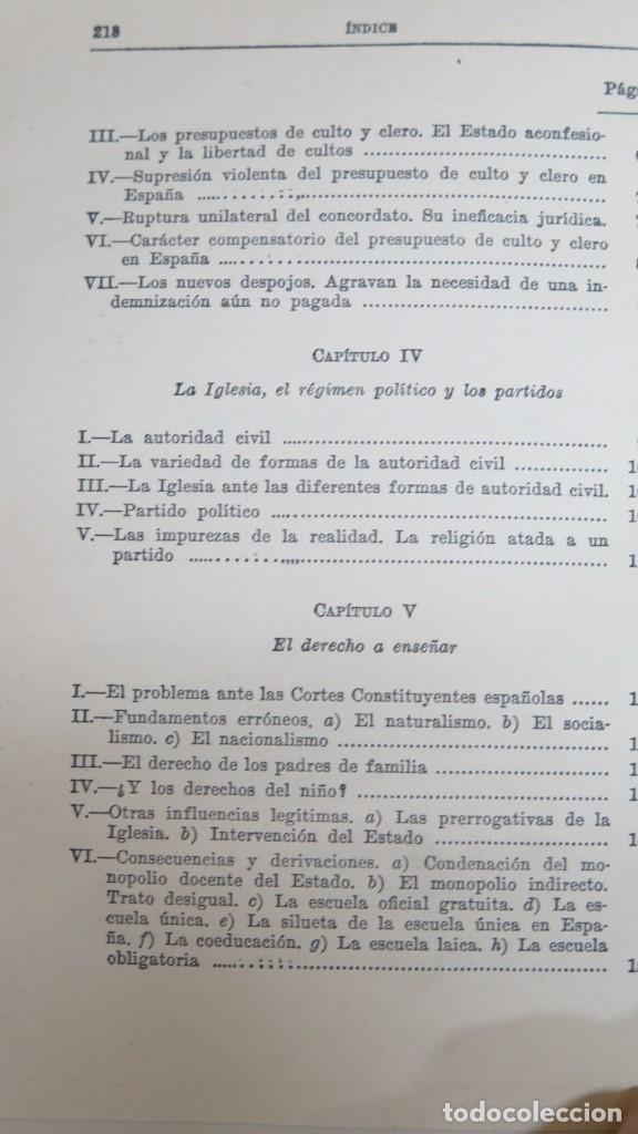 Libros de segunda mano: LA IGLESIA Y EL ESTADO. LUIS IZAGA - Foto 3