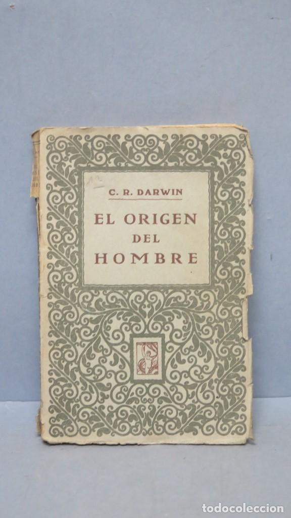 Libros de segunda mano: EL ORIGEN DEL HOMBRE. DARWIN. ED. PROMETEO - Foto 1