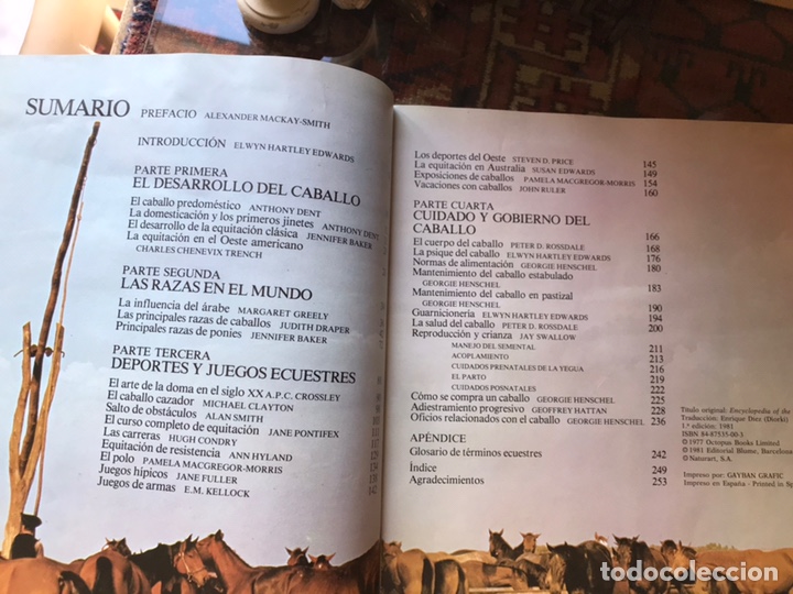 Libros de segunda mano: Enciclopedia del caballo. Blume equitaci&oacute;n. Como nuevo - Foto 4