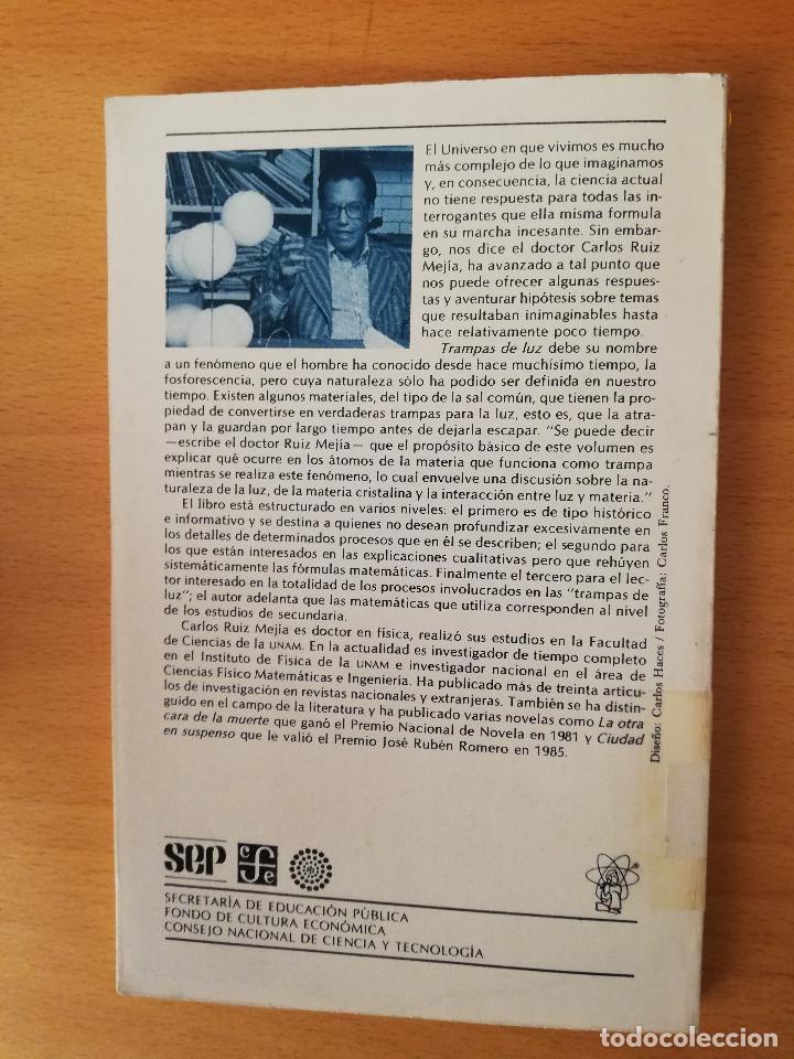 Libros de segunda mano: TRAMPAS DE LUZ (CARLOS RUIZ MEJIA) - Foto 4
