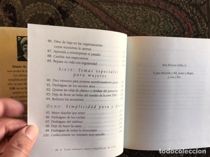 Libros de segunda mano: Simplifica tu vida. Elaine. Su. James. Buen estado - Foto 7