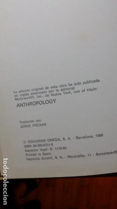 Libros de segunda mano: ANTROPOLOGIA: EL ESTUDIO DEL HOMBRE (E. ADAMSON HOEBEL) - Foto 3