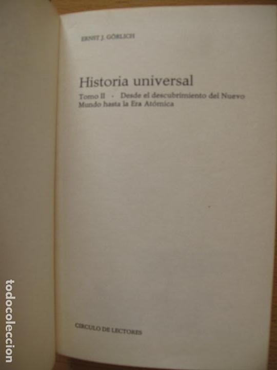 Libros de segunda mano: HISTORIA UNIVERSAL. - 2 TOMOS.-ERNST J. GORLICH.- C&Iacute;RCULO DE LECTORES. 1970 - Foto 7