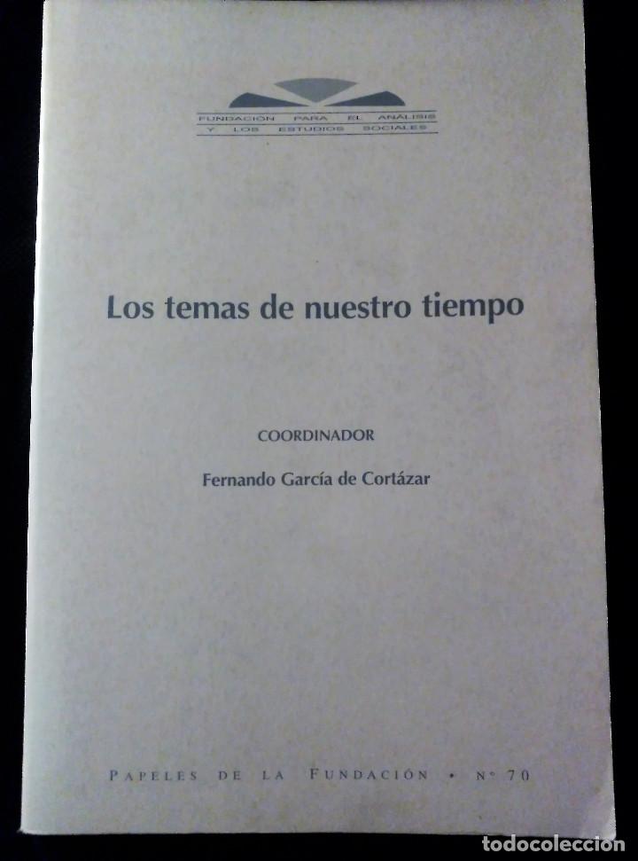 Libros de segunda mano: Los temas de nuestro tiempo, FAES, 2002 - Foto 1