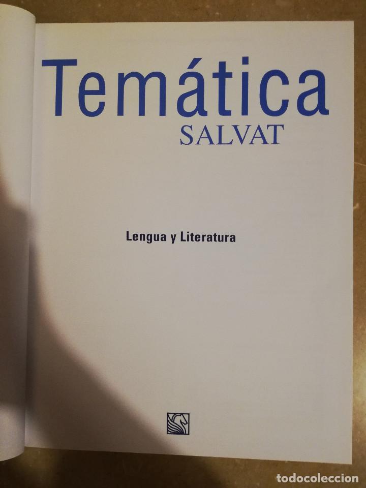 Libros de segunda mano: LENGUA Y LITERATURA (TEMATICA SALVAT) - Foto 2