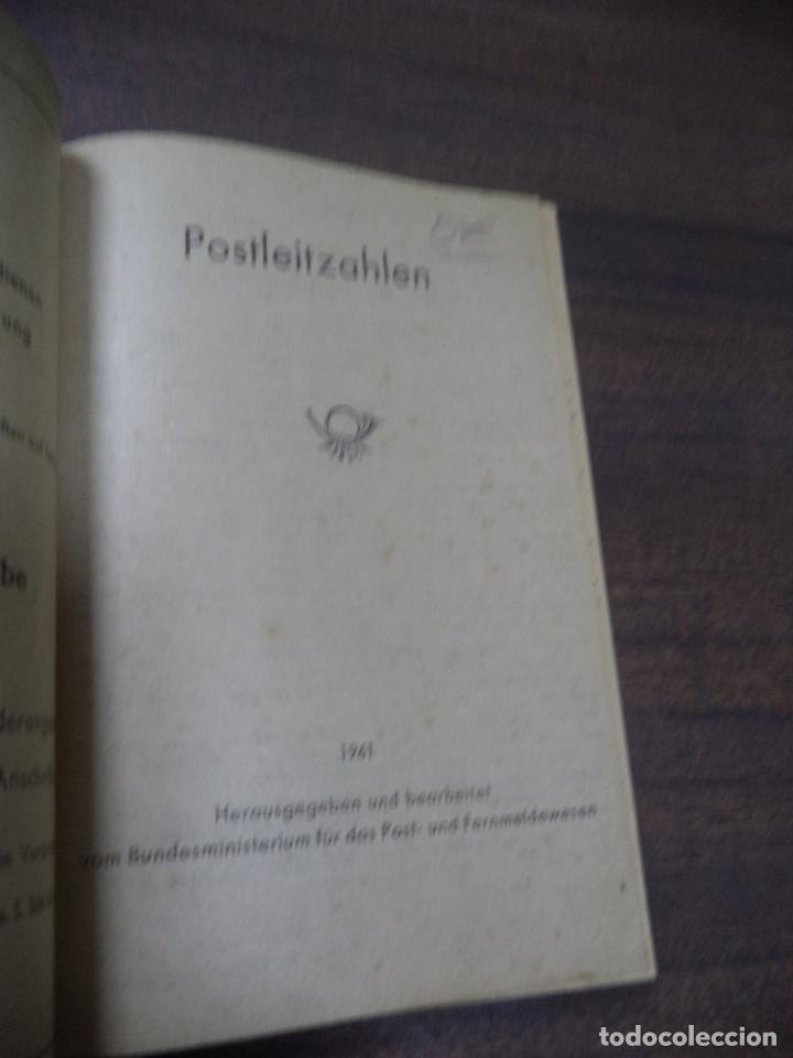 Libros de segunda mano: POSTLEITZAHLEN. ( CODIGOS POSTALES, ALEMANIA). 1961. - Foto 3