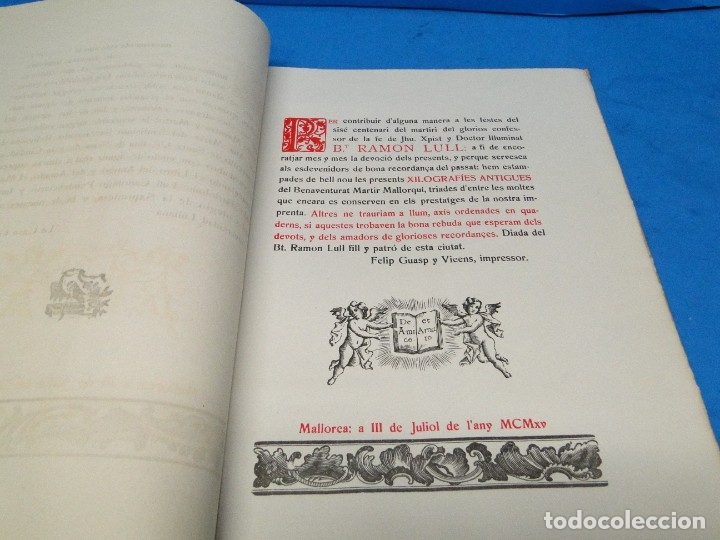 Libros de segunda mano: XILOGRAFIAS ANTIGUAS DEL BTO. RAMON LULL - Foto 4