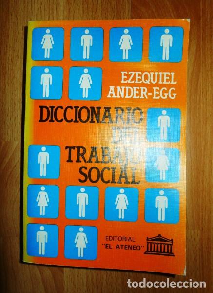Libros de segunda mano: ANDER-EGG, Ezequiel. Diccionario del Trabajo Social - Foto 1