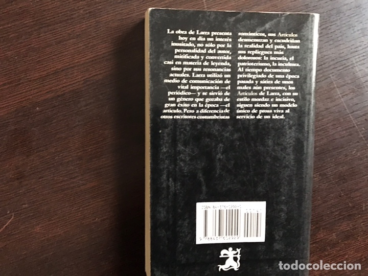 Libros de segunda mano: Art&iacute;culos. Mariano Jos&eacute; de Larra. - Foto 2