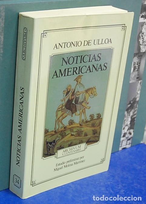 Libros de segunda mano: Noticias americanas. Antonio de Ulloa. Edici&oacute;n facsimil - Foto 1