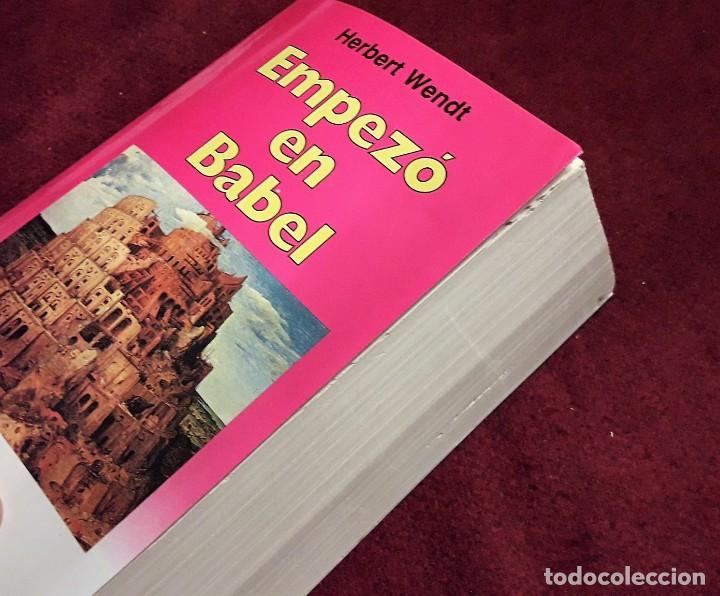 Libros de segunda mano: EMPEZ&Oacute; EN BABEL. (Herbert Wendt) - Foto 2