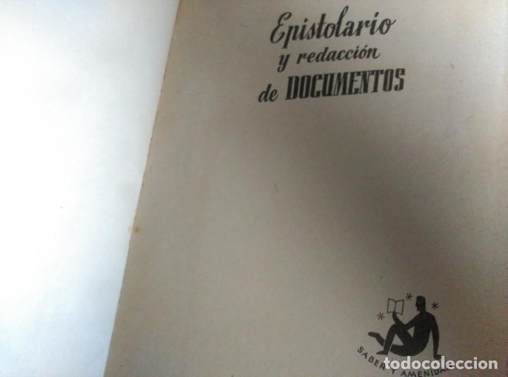 Libros de segunda mano: Epistolario y Redacci&oacute;n de Documentos, Armenteras, 1958 - Foto 2
