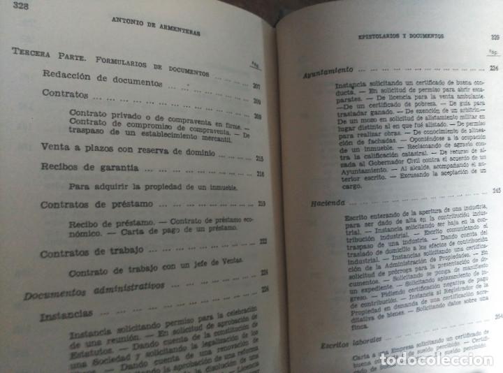 Libros de segunda mano: Epistolario y Redacci&oacute;n de Documentos, Armenteras, 1958 - Foto 7