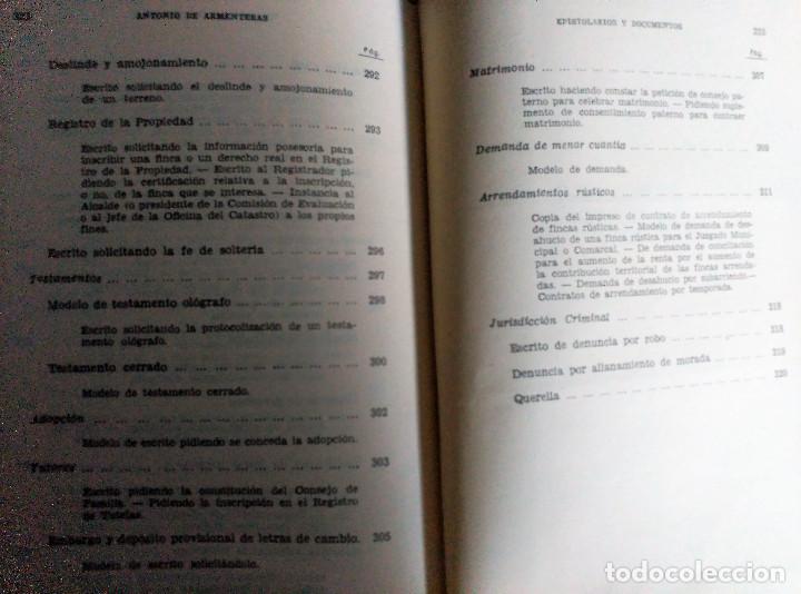 Libros de segunda mano: Epistolario y Redacci&oacute;n de Documentos, Armenteras, 1958 - Foto 9