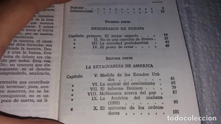 Libros de segunda mano: Libro de EL DESAF&Iacute;O AMERICANO Servan Schreiber Kuan sun - Foto 3