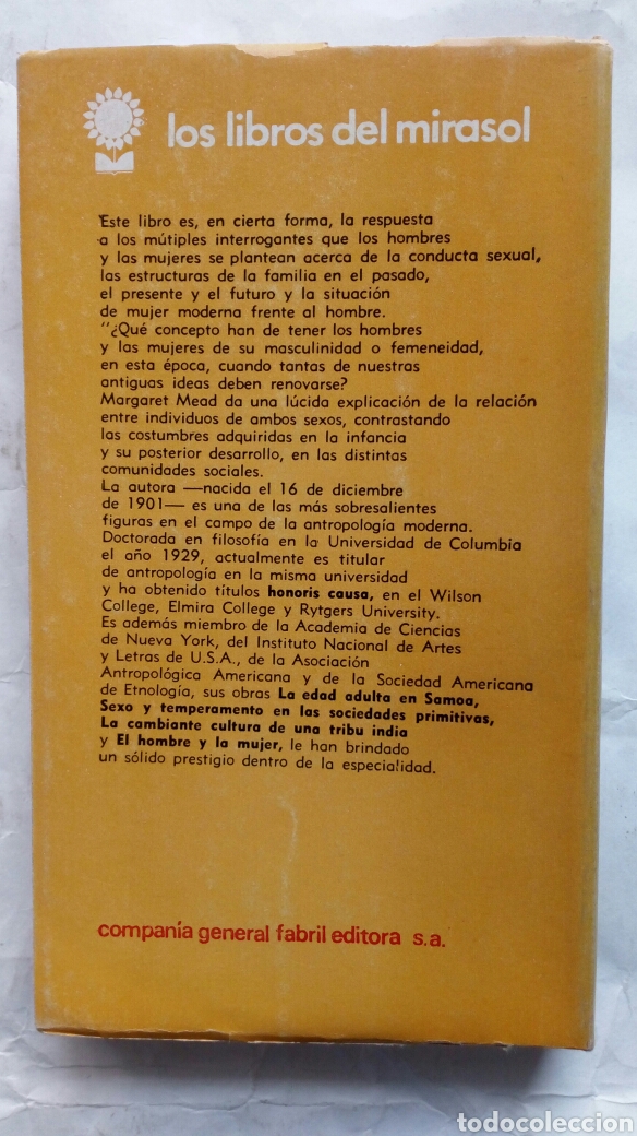Libros de segunda mano: El hombre y la mujer. Margaret Mead. - Foto 2