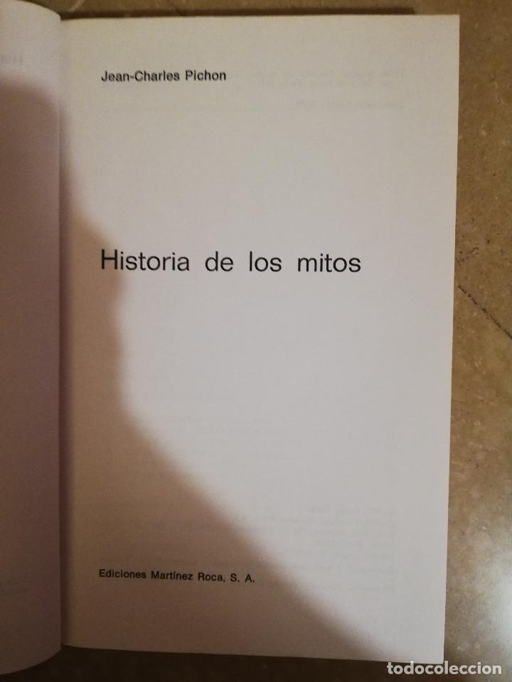 Libros de segunda mano: HISTORIA DE LOS MITOS (JEAN CHARLES PICHON) MARTINEZ ROCA - Foto 2