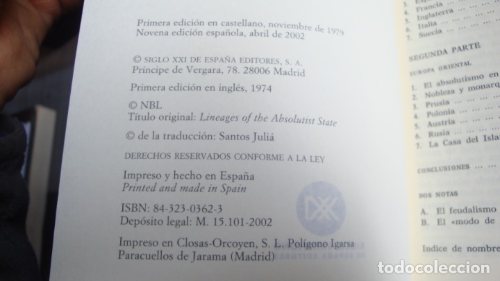 Libros de segunda mano: El Estado absolutista. Perry Anderson. - Foto 2