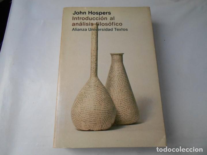 Libros de segunda mano: libro de introducion al analisis filosofico de john hospers - Foto 1