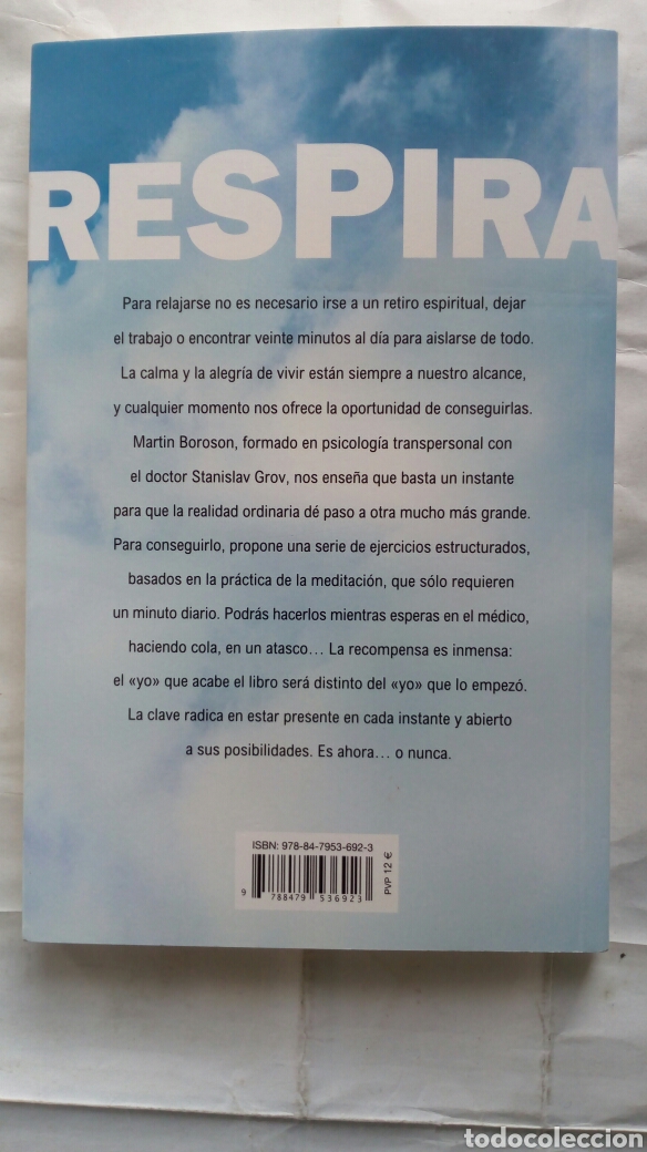 Libros de segunda mano: Respira. Martin Boroson. - Foto 2