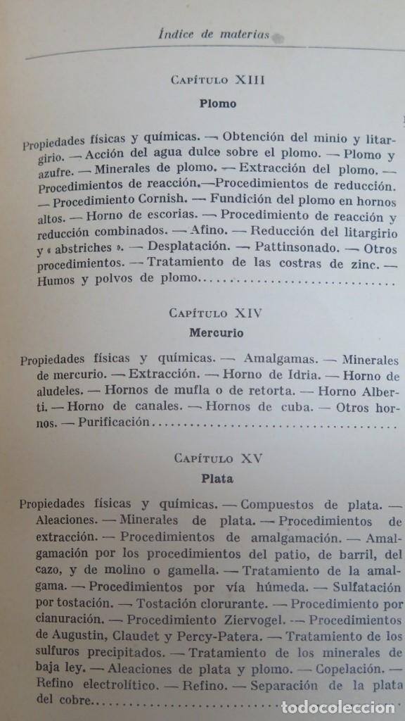 Libros de segunda mano: 1938.- METALURGIA. E. L. RHEAD - Foto 7