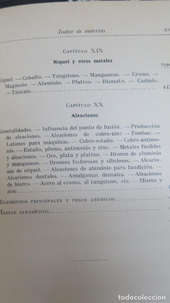 Libros de segunda mano: 1938.- METALURGIA. E. L. RHEAD - Foto 9