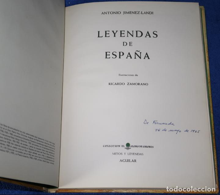 Libros de segunda mano: Leyendas de Espa&ntilde;a -  A. Jimenez-Landi - Aguilar. - Foto 3