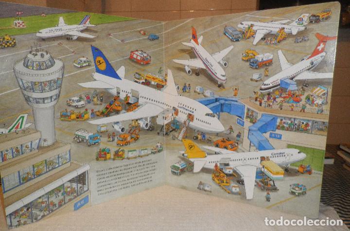 Libros de segunda mano: vehicles grans y petits  Wolfgang Metzger  Sigma  llibra gegant en catalan - Foto 2