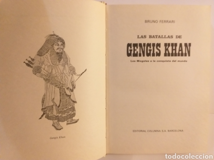 Libros de segunda mano: Las batallas de Gengis Khan . Editorial columna 1973 - Foto 8