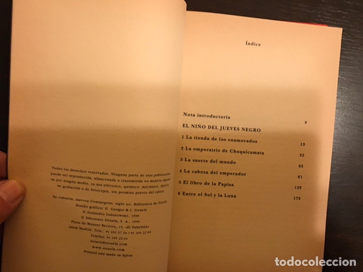 Libros de segunda mano: El ni&ntilde;o del jueves negro. Alejandro Jodorowsky - Foto 3