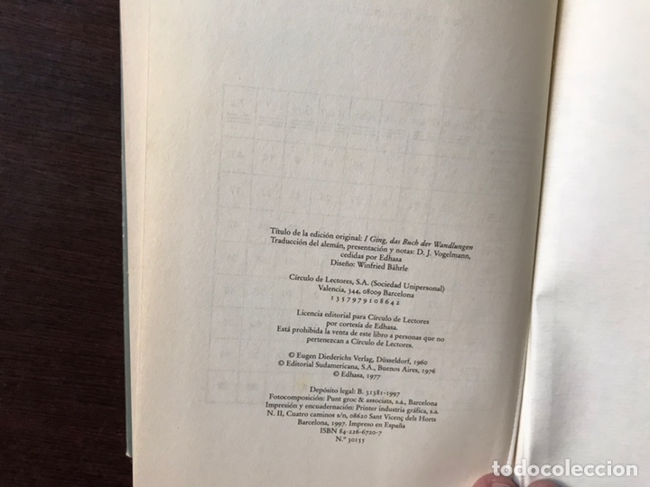 Libros de segunda mano: I Ching. Richard Wilhelm. Buen estado - Foto 9