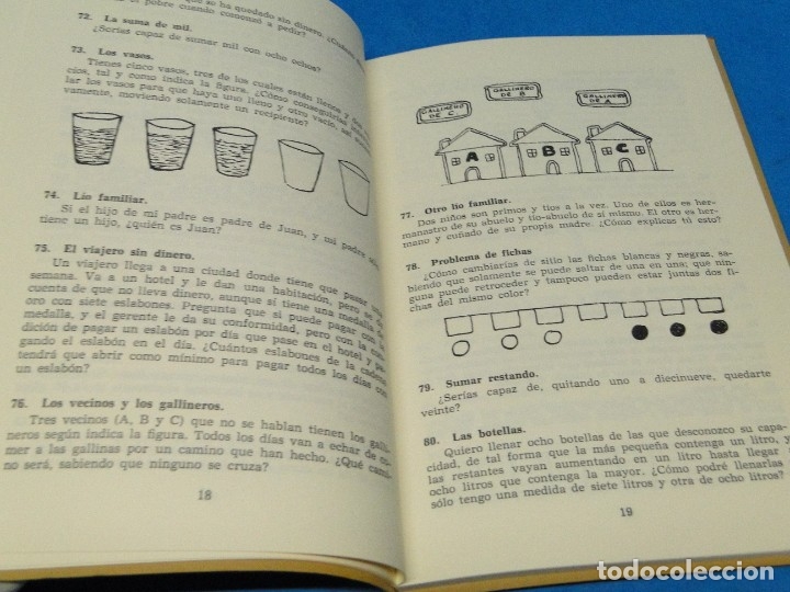 Libros de segunda mano: JUEGOS DE INGENIO.- MODESTO MART&Iacute;N CEBRI&Aacute;N - Foto 4