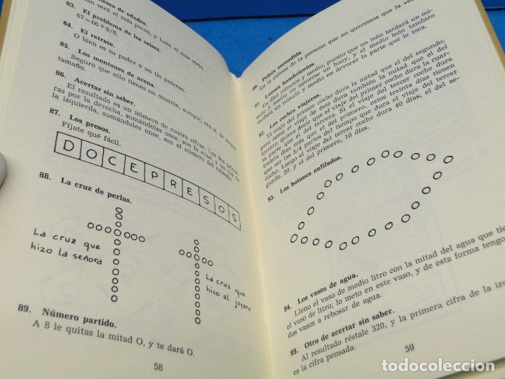 Libros de segunda mano: JUEGOS DE INGENIO.- MODESTO MART&Iacute;N CEBRI&Aacute;N - Foto 5