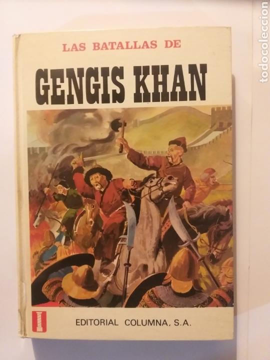 Libros de segunda mano: Las batallas de Gengis Khan . Editorial columna 1973 - Foto 1