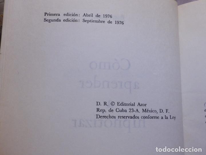 Libros de segunda mano: Libro - Como Aprender a Hipnotizar - Editorial Azor - JHONY LAN&Uacute;S - Foto 3