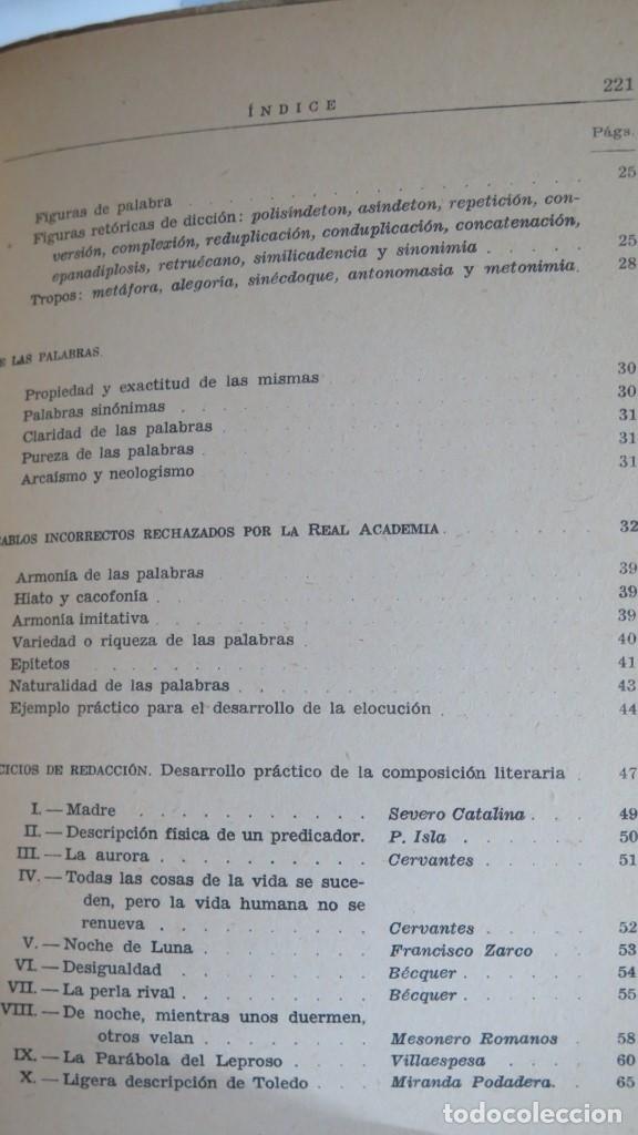 Libros de segunda mano: 1939.- CURSO DE REDACCI&Oacute;N. LUIS MIRANDA PODADERA - Foto 3