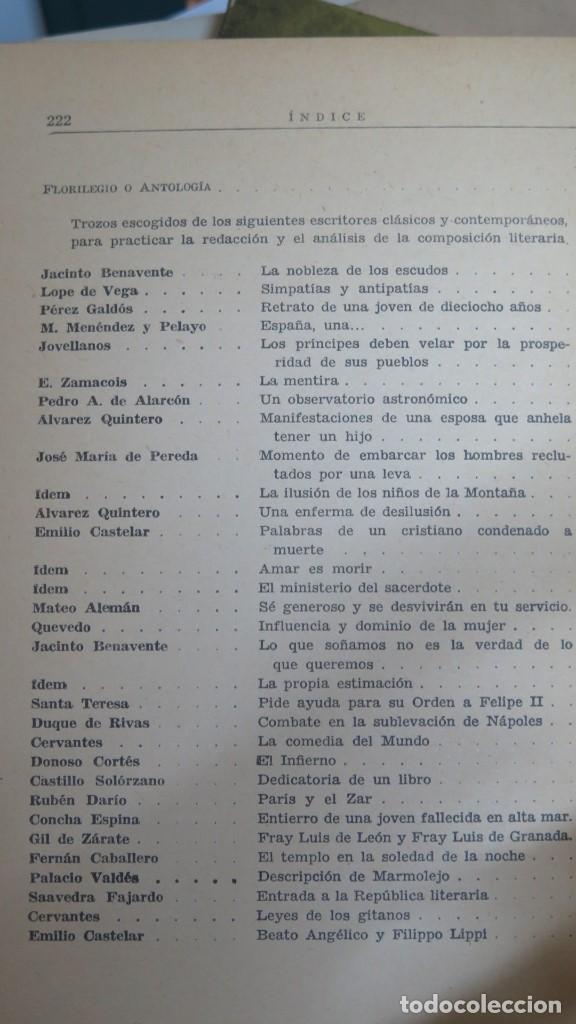 Libros de segunda mano: 1939.- CURSO DE REDACCI&Oacute;N. LUIS MIRANDA PODADERA - Foto 4