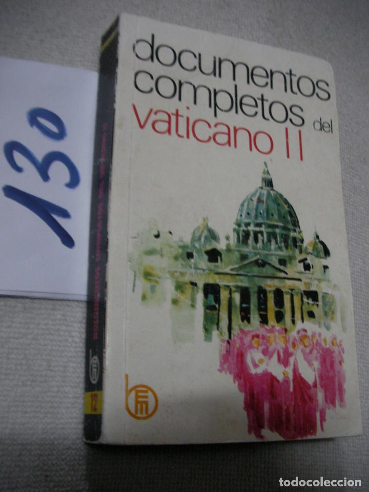 Libros de segunda mano: DOCUMENTOS COMPLETOS DEL VATICANO - Foto 1