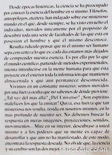 Libros de segunda mano: EL PODER DE LA MENTE - MARY JOE SALAZAR - ED. DIPEL 2004 - VER INDICE - Foto 3