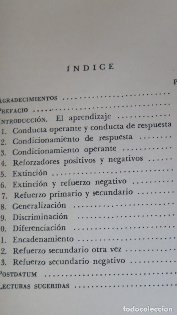 Libros de segunda mano: Aprendizaje. Teor&iacute;a del refuerzo. KELLER - Foto 2