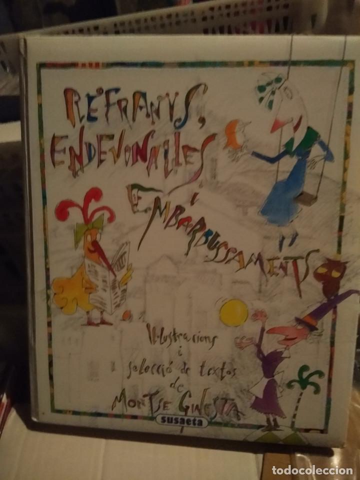 Libros de segunda mano: REFRANYS, ENDEVINALLES I EMBARBUSSAMENTS  ( DE MONTSE GINESTA ) - Foto 1