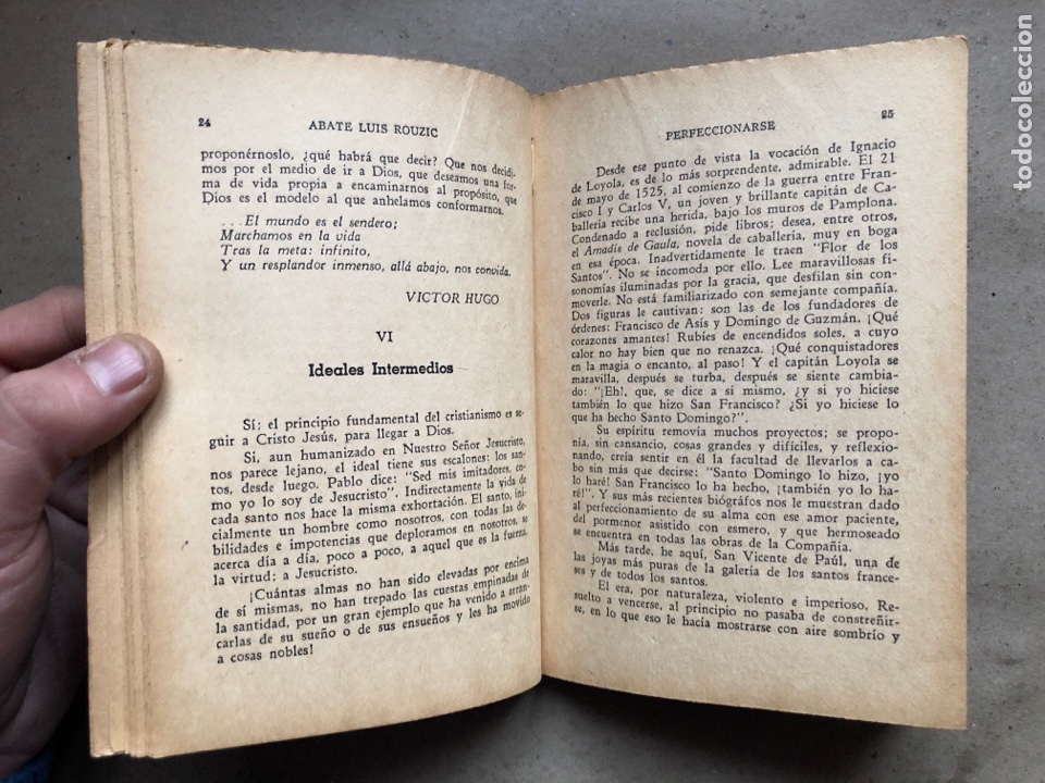 Libros de segunda mano: PERFECCIONARSE, EL IDEAL. ABATE LUIS ROUZIC. EDITORIAL DIFUSI&Oacute;N 1946. - Foto 4