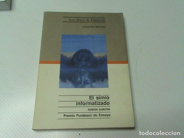 Libros de segunda mano: El simio informatizado (autor: Ro&oacute;n Gubern) - Foto 1