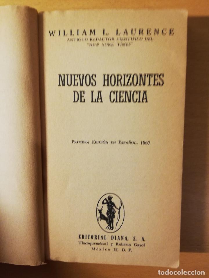 Libros de segunda mano: NUEVOS HORIZONTES DE LA CIENCIA (WILLIAM L. LAURENCE) - Foto 3